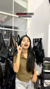 Tas Slempang Hp PEGE Ernosh Waterproof  Sling Bag mini Multifungsi Anti Air - PG 9074