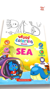 Buku Mewarnai Coloring Sheet Zoo Peternakan Dinosaurus Untuk Anak