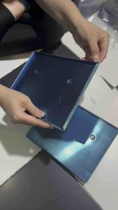 ป้ายทะเบียนเลส(แบบพับขอบ)ตรงรุ่น สแตนเลสแท้ 100% ป้ายไร้ขอบ ไม่ต้องเจาะป้าย