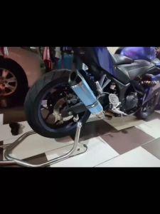 UNIVERSAL HEAVY DUTY PADDOCK STAND STAINLESS STEEL UNIVERSAL FOR ALL BIKES R25 MT09 Z900 With bobbin