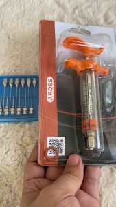 10ml Fiberglass Syringe + 12 PCS Assorted Needles Feeder Syringe Fiberglass