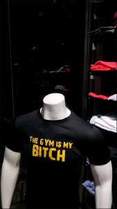 Kaos Gym Fitness Olahraga Angkat Beban The Gym is My B*tch