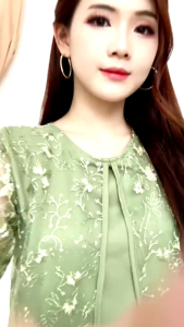 Dress Daisy Tile Bordir Brukat Glitter Mutiara