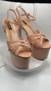 Elegant Pageant Heels Bragais inspired 6.8inches platform heels nude color 36-40 sizes