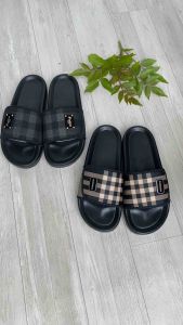 GIÁ XƯỞNG- Dép BB R năm nữ phối hoạ tiết ca rô thời thượng sang trọng đế cao xu cao 3 cm tôn dáng siêu êm chân chống trơn. Slipped poy phố .