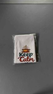 Mineral Water Cover - Canvas cloth w/print (Katsa) 5 Gallon Slim type Water Container with Rotary Faucet