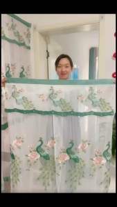 Rèm Voan 2 Lớp Dán Tường Tránh Muỗi