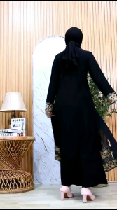 Gamis TURKEY cantik/Dress Dubai Arabian Model Terbaru 2025 design Mewah elegant Modern Kekinian - ABAYA ARAB MURAH PROMOBusana muslim terbaru COD