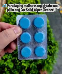 Universal Car Windshield Cleaner Tablets | Powerful Glass & Surface Cleaning | Multi-Purpose Dirt & Oil Remover