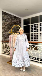 PAVELIA MIDI Dress By Nadheera luxury Gamis dress mini Tunik wanita fashion muslim rayon premium kekinian