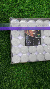 Natural Tealight Candle /50 Pcs Per Box White Tealight Candle /Fire Lacquer Heating Candle /Tealight Unscented Candle For Burner /Lilin Putih.