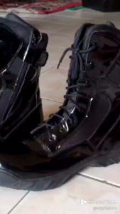 Sepatu pdl kilap Tampa semir