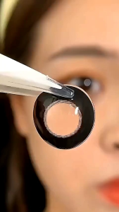 Softlens Hitam Pekat Premium Diameter 15 mm (Big Eyes Efek) | Softlens Mata Boneka | Softlens Mata Barbie | Softlens Black Natural | Softlens Hitam Natural | Softlens Mata Bayi Soflense Softlen Softlens Softlense Soflen Soplen Sovlen