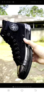 SEPATU BLACK HIGHALSTARPRIAWANITA