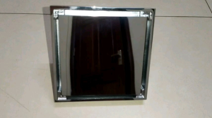 Thoát sàn chống mùi bằng đồng mạ crôm bóng cao cấp. KT 12 x 12 cm. Thoát ống đa năng phi 48 6090.