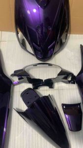 Cover Body Full Halus Yamaha Mio Sporty Hitam Lembayung Ungu Custom