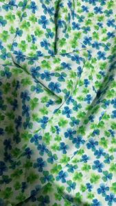 1m9 x 1m5 vải lụa may áo dài đầm váy mẫu hoa lá chất mềm mát co giãn nhẹ (V6)