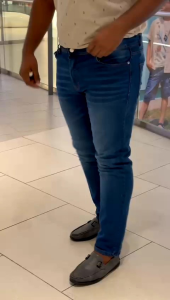 Mens long jeans pant streachble Seluar jeans lelaki panjang kain memeri 11