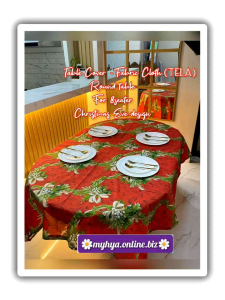 glamour CHRISTMAS EVE design 8seater table cover fabric (expect RECTANGULAR flat weave) / table cover CHRISTMAS DESIGN 1.5mx8ft long pangsapin ng mesa
