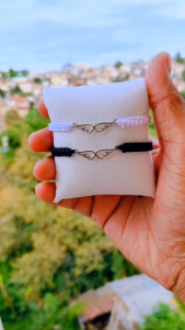 (BISA COD) Gelang Couple Estetik Sayap Korea Anyam/Gelang Pasangan/Gelang Serut
