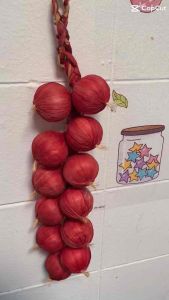 ผักปลอม พวงหอมใหญ่ปลอม (ความยาว 45 ซม.)