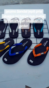 Beli 1 Gratis 1 Sandal Jepit Pria distro Terbaru Termurah Keren Viral Trend
