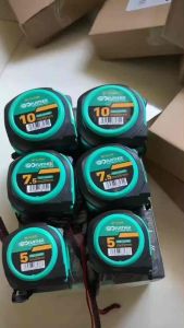 Thước cuộn Futher bọc cao su- Thước 2 mặt số lớn lỗ ban bản lớn 25cm. Thước kéo loại tốt