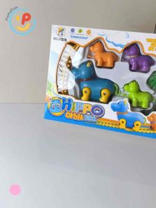 Hộp đồ chơi Đường Ray Xe Lửa hà mã 3327B PeeKaPaw Toys