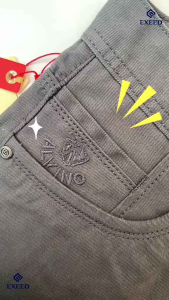 Celana Panjang Pria Kain Kanvas Premium Merk Alvino 100% Bergaransi