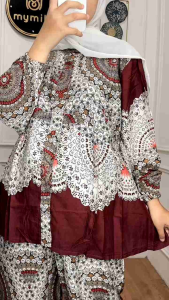 ONE SET RAYON JUMBO SETELAN RAYON MOTIF