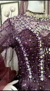 Gaun Pengantin Pernikahan Ballgown Sequin