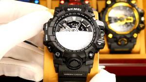 SKMEI 2396 Jam Tangan Pria Analog-Digital Dualtime Sport Tahan Air