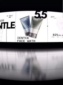 Kahf face wash amino gel acne care & bright 100ml face wash for men