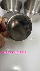 SET 5 KHUÔN INOX LÀM BÁNH FLAN