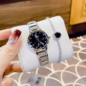 Đồng Hồ Nữ Seiko SUT317 Solar Size 29 Black Dial Sang Trọng Và Bí Ẩn
