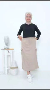 Rok Dan Kulot Kargo Anak Bahan Corduruy