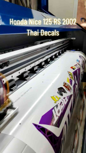 HONDA NICE 125 RS 2002 THAI DESIGN DECALS (WATERPROOF LAMINATED FADE PROOF)