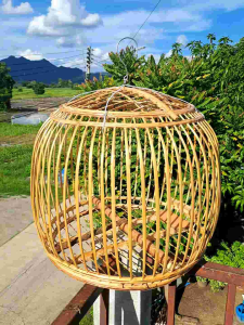 หนึ่งในกระเป๋าที่ไม่มีกระเป๋าเป็นหนึ่งของสุขภาพ กรงนกเขาใหญ่ทรงกลองหัวลวด 1ลูกต่อ 1คำสั่งซื้อ