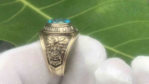 Nhẩn Mỹ quân đội hoa kì-đồng xưa-đá dác cạnh