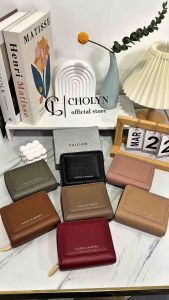 กระเป๋าเงินใบสั้นสองพับมี ซิปรอบใส่เหรียญ แบรนด์ไตเลี่ยน (ของแท้มีกล่องของขวัญ) สินค้าพร้อมส่งในไทย