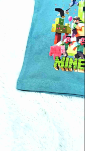 Baju Kaos Anak Motif Minecraf Pocket New Anak Laki Laki Perempuan usia 1-10 tahun Katun 30s