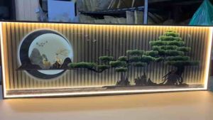 Tranh Điện Tranh Led Cao Cấp Chất Liệu Mika Pha Lê Khung Hợp Kim Hiện Đại