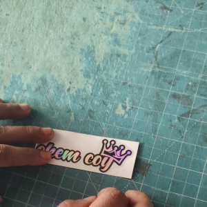Stiker Custom Nama Suka Suka Pake Mahkota