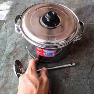 PANC SAYUR FULL STAINLES 18cm FREE CINTUNG