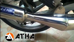 Knalpot Satria 2 Tak YY-Pang Satria Hiu Satria Lumba Bahan Crom