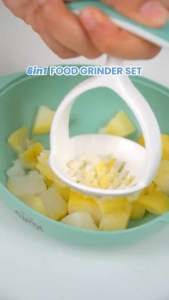 KURU 6in1 Food Grinder Set | Alat MPASI Bayi Serbaguna BPA Free | Penghalus Parutan Saringan Smasher MPASI Bayi