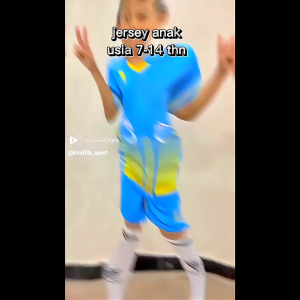 JERSEY BOLA ANAK USIA 7-14 TAHUN - BAJU BOLA ANAK SSB BISA CUSTOM SABLON NAMA NOMOR