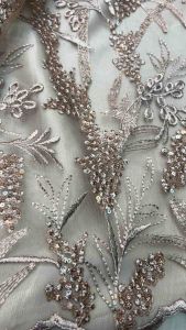(COD) Kain Tulle Anastasi Lace Spenggel | Brukat Full Payet | New Desain | Kain Meteran