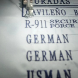 Security Guard  Computerize Name Cloth (Personalize SG Name or Agency Name)