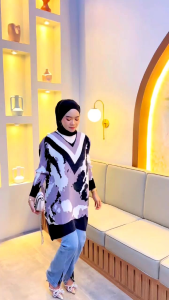 Tunik Turun Naik baju turun naik viral import tunik korea